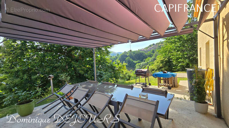 En Ardèche, à Issamoulenc - Maison de plain-pied avec vue dégagée sur la nature luxuriante - grand séjour - 4 chambres - photo 29