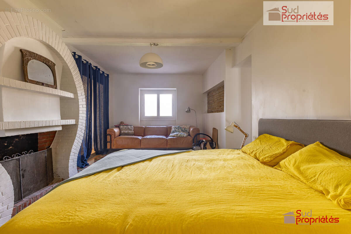 chambre parents - Maison à LAGARDELLE-SUR-LEZE