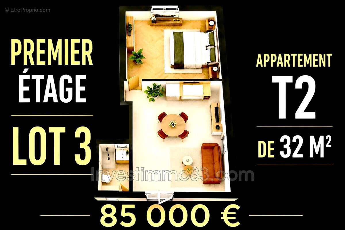 Appartement 32 m² à Pertuis  - photo 4