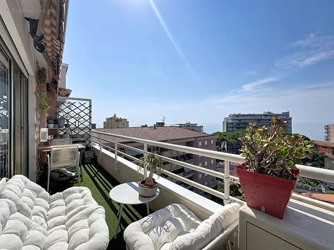 Penthouse 4p vue mer à roquebrune cap martin-carnoles - photo 2
