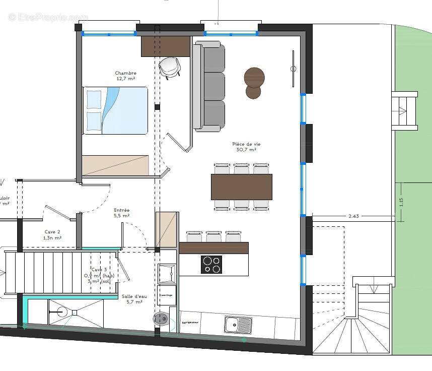 Appartement à LORIENT