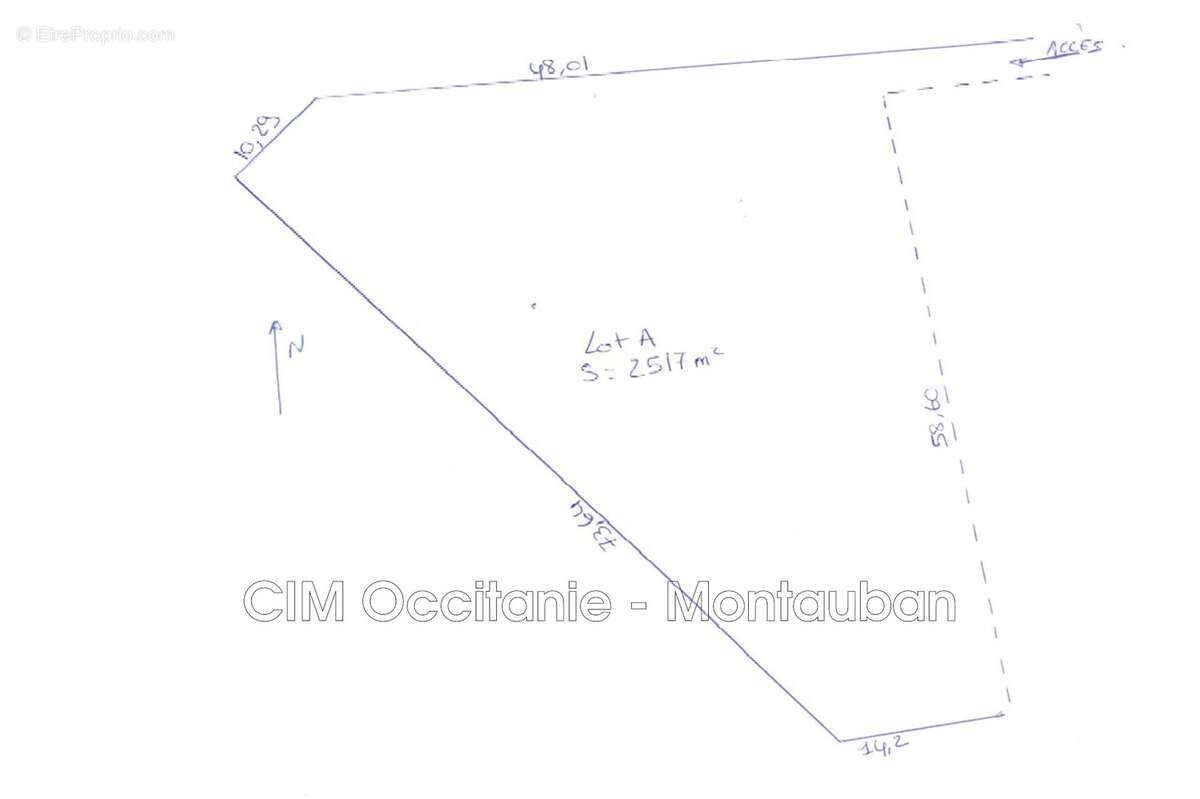 Terrain à LA SALVETAT-BELMONTET