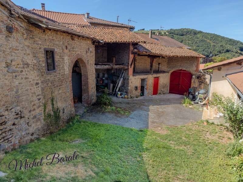 Ferme rénovée 205 m² – 6 chambres – terrain 16 000 m² – géothermie – vue – Montromant (69) - photo 35