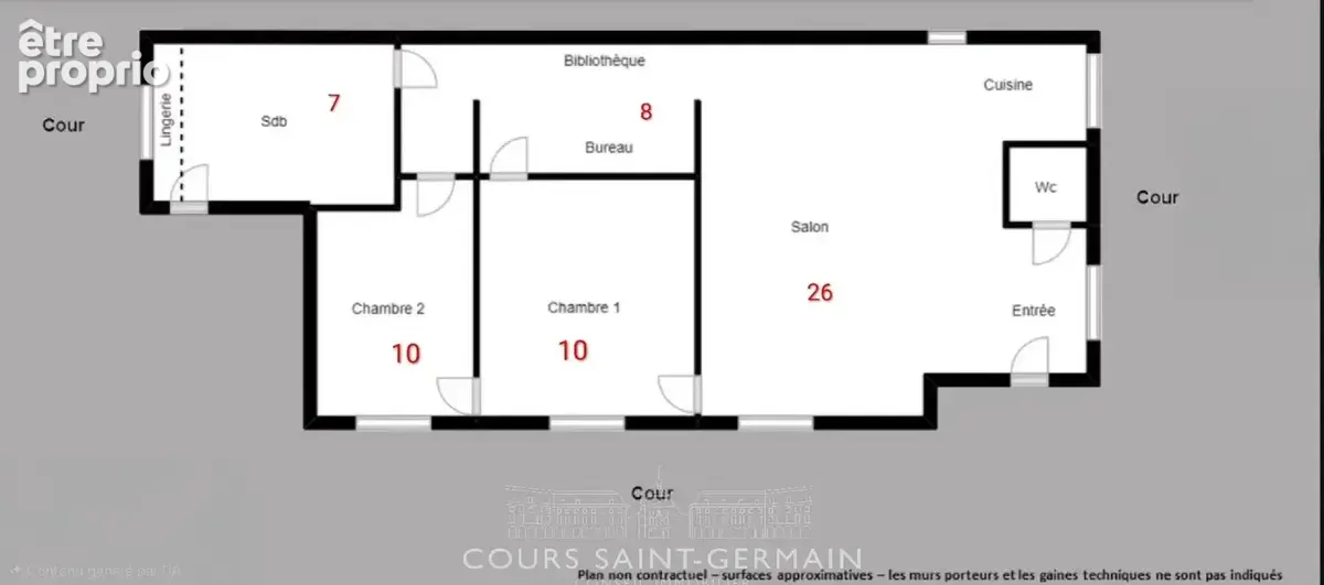 Paris 17e – ternes / courcelles – 3/4 pièces – 60 m² – très lumineux – charme de l’ancien - photo 15