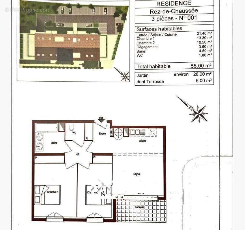 Appartement à LE HAILLAN