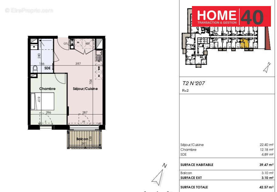 Appartement à SANGUINET
