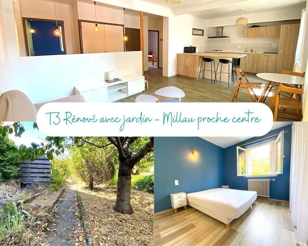 Millau – t3 rénové avec jardin privatif et 42 m² de dépendances - photo 1