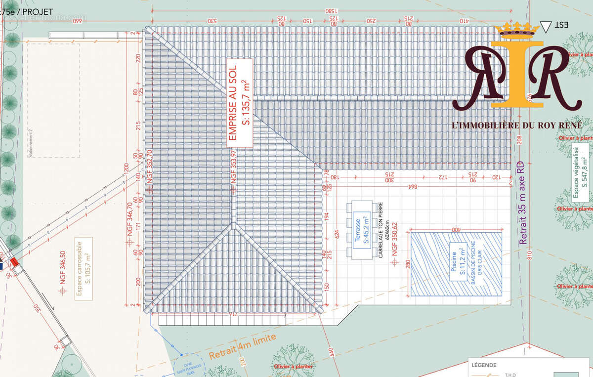 Terrain à LA BASTIDONNE