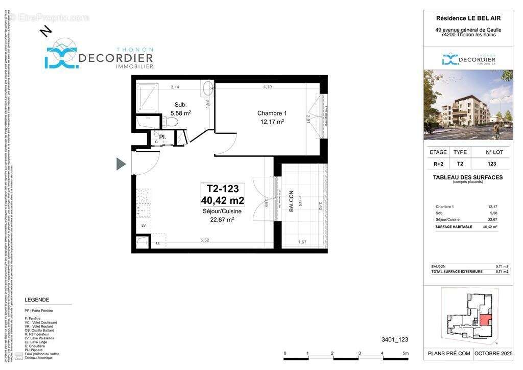 Appartement à THONON-LES-BAINS