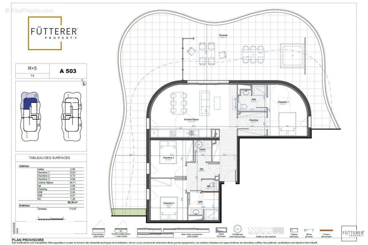 Appartement de standing t4 terrasse - deux parking - photo 2
