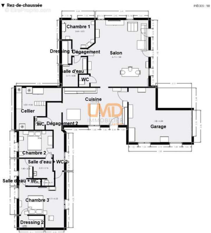 Figanières – Mas rénové 171 m², 3 suites, terrain piscinable - photo 16