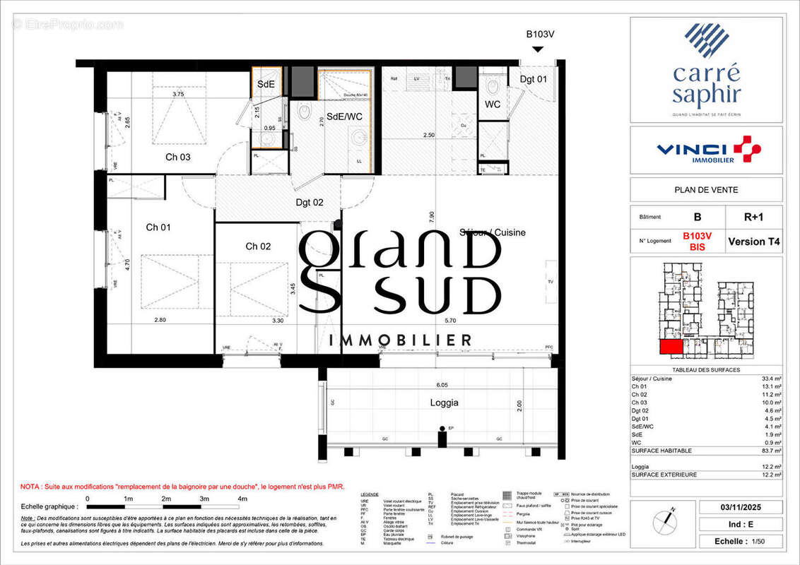 Appartement à LA GRANDE-MOTTE