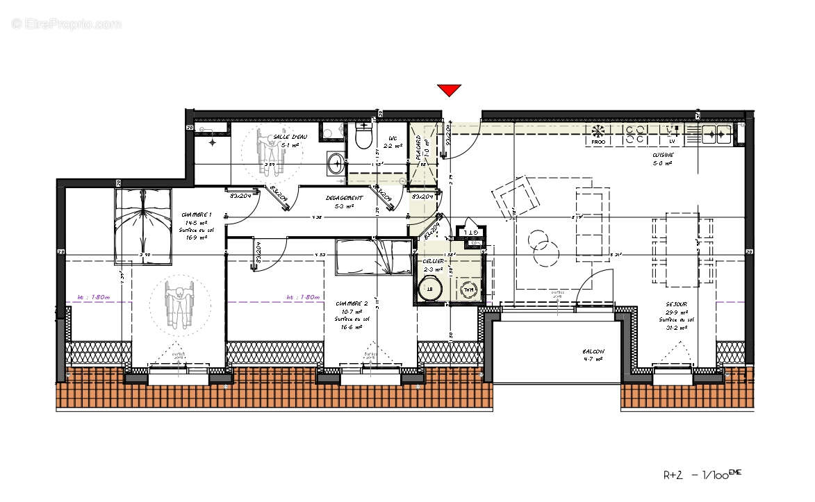 Appartement à MERLIMONT