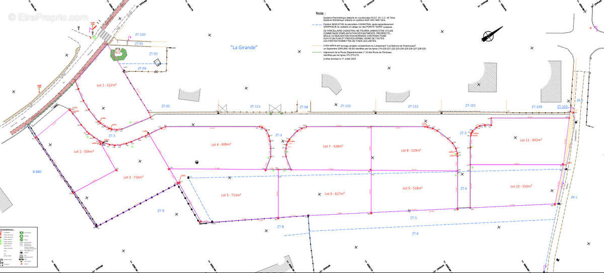 Terrain à CHAMOUSSET