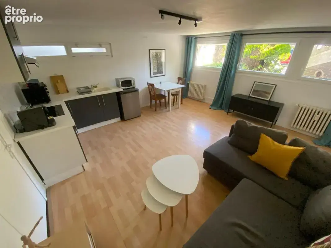 Rouen – Appartement 43m² rez-de-jardin  Meublé  LCD  Parking  126 000€ - photo 9