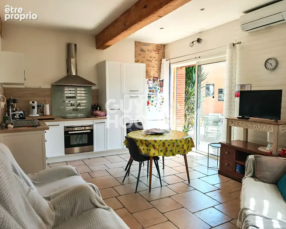 BAGES centre ville, appartement 2 pièces de charme en rez-de-chaussée avec cour et entrée indépendante. - photo 2