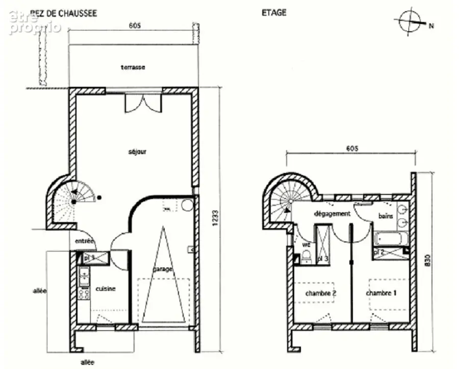 Villa Saint Andre De Cubzac 3 pièce(s) 70 m2 - photo 2