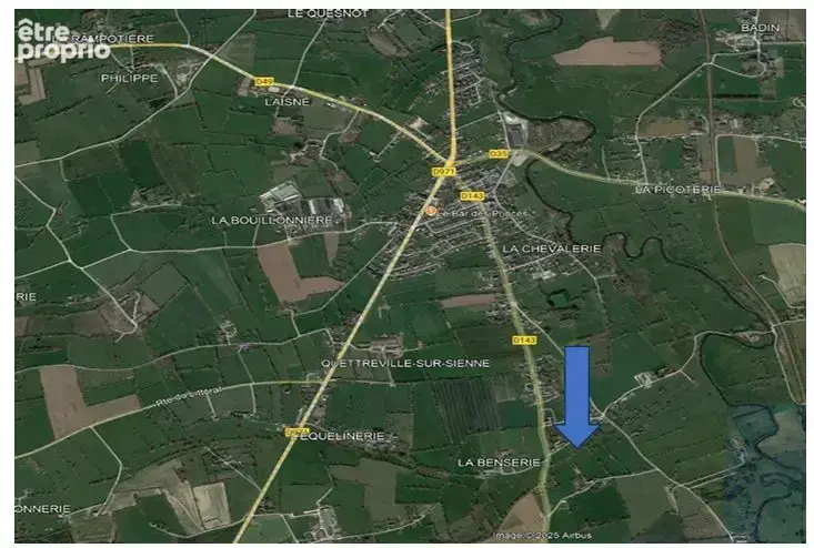 Entre COUTANCES et GRANVILLE, 1296m² de terrain à bâtir - photo 2
