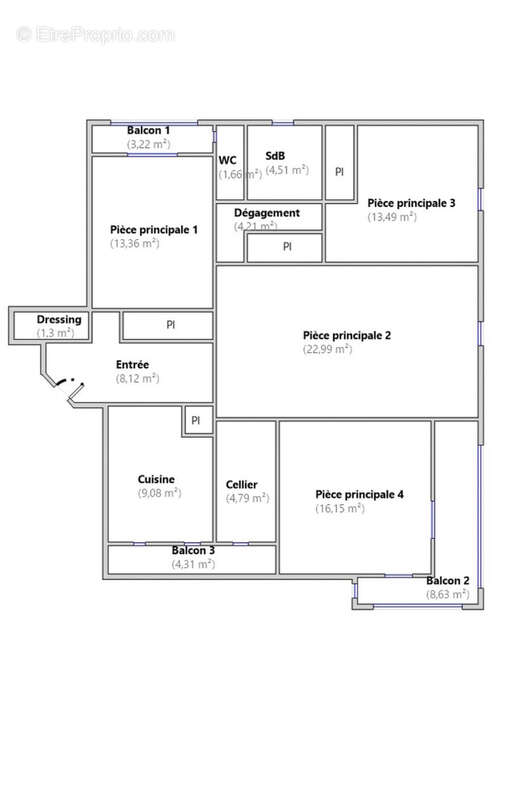 Appartement à MARSEILLE-2E