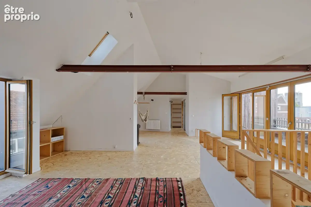 Bas Montreuil  - Appartement duplex de  83.75 m2 carrez et 90,88 m2 au sol - photo 8