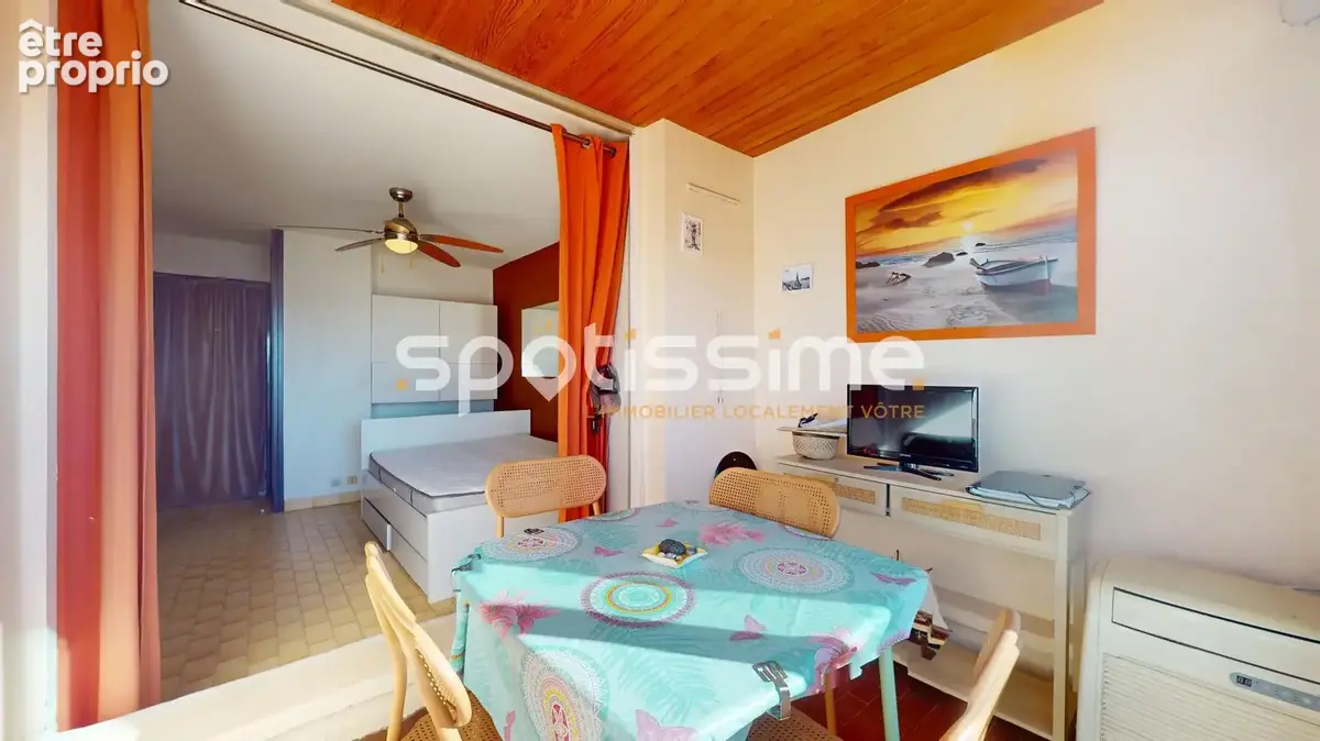 CAP D'AGDE, Falaises - Studio cabine avec loggia et Parking Privé dans résidence sécurisée - photo 7