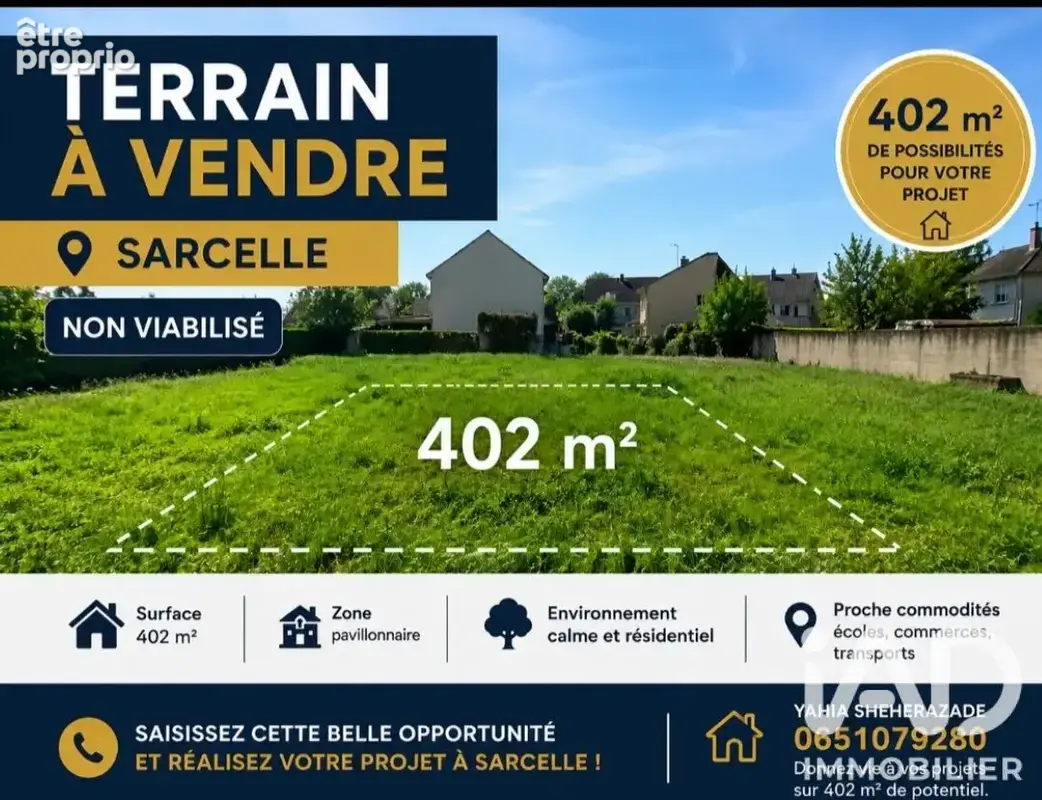 Photo 1 - Terrain à SARCELLES