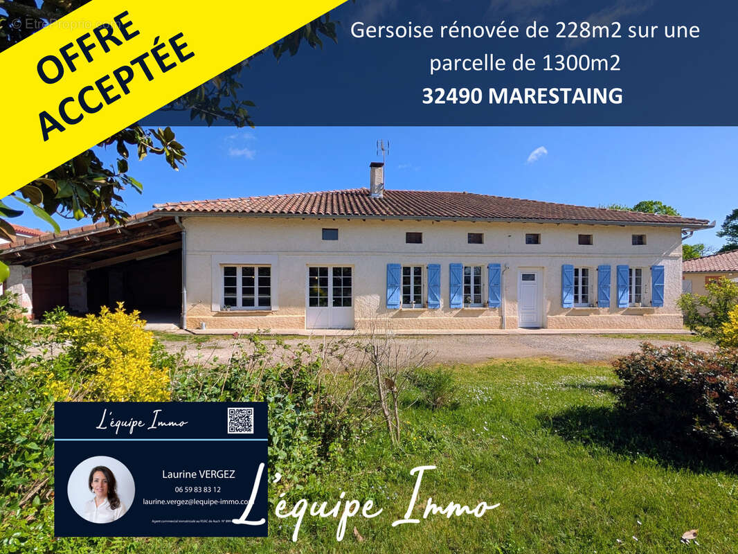 Gersoise renovee a 5 minutes de l' isle-jourdain - photo 2