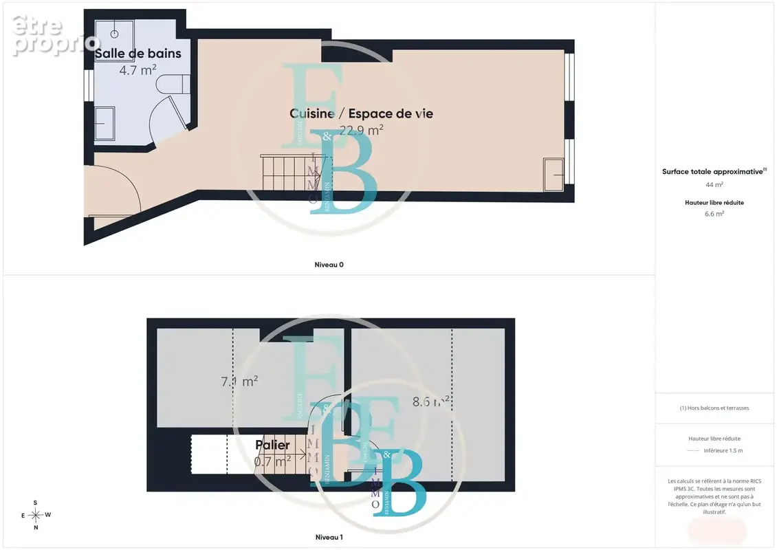 MAISON - 37,62m2 - T3 - photo 10