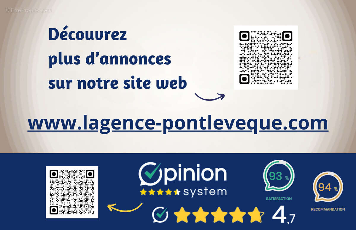 Appartement à PONT-L&#039;EVEQUE