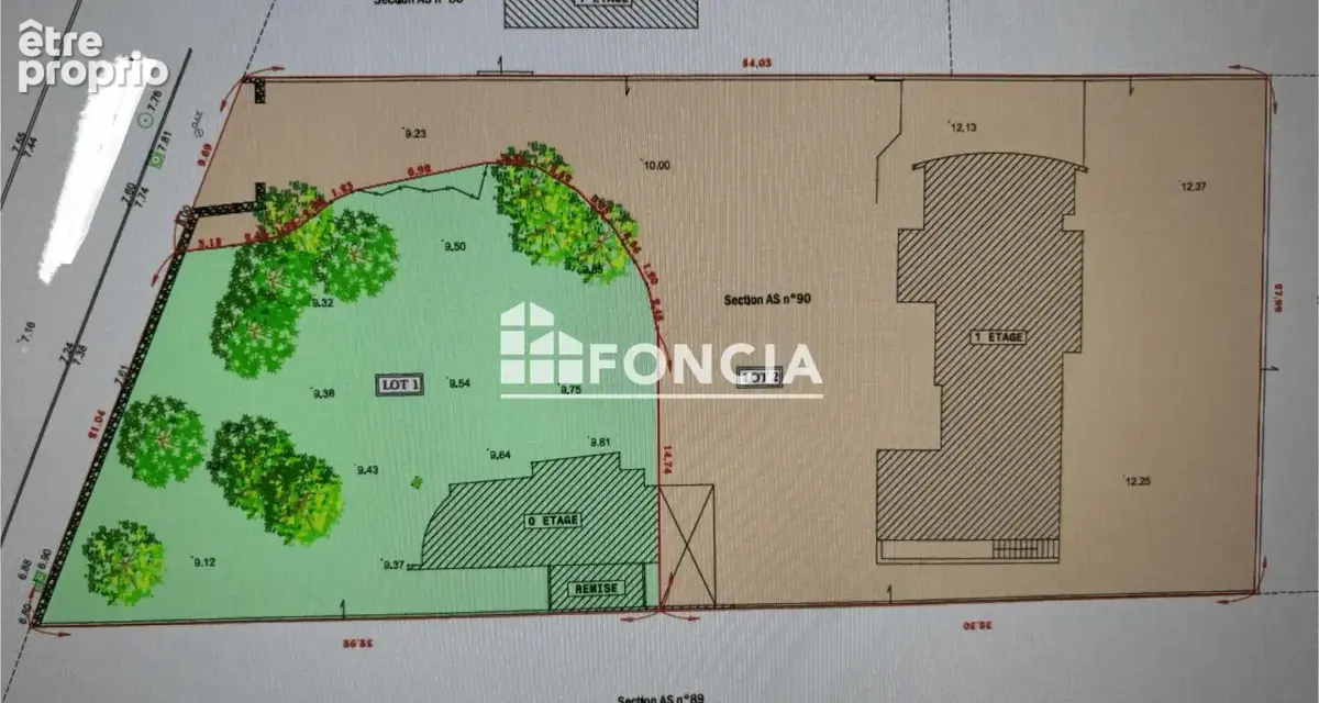 Terrain constructible  de 615m2 sur verrières le buisson - photo 4