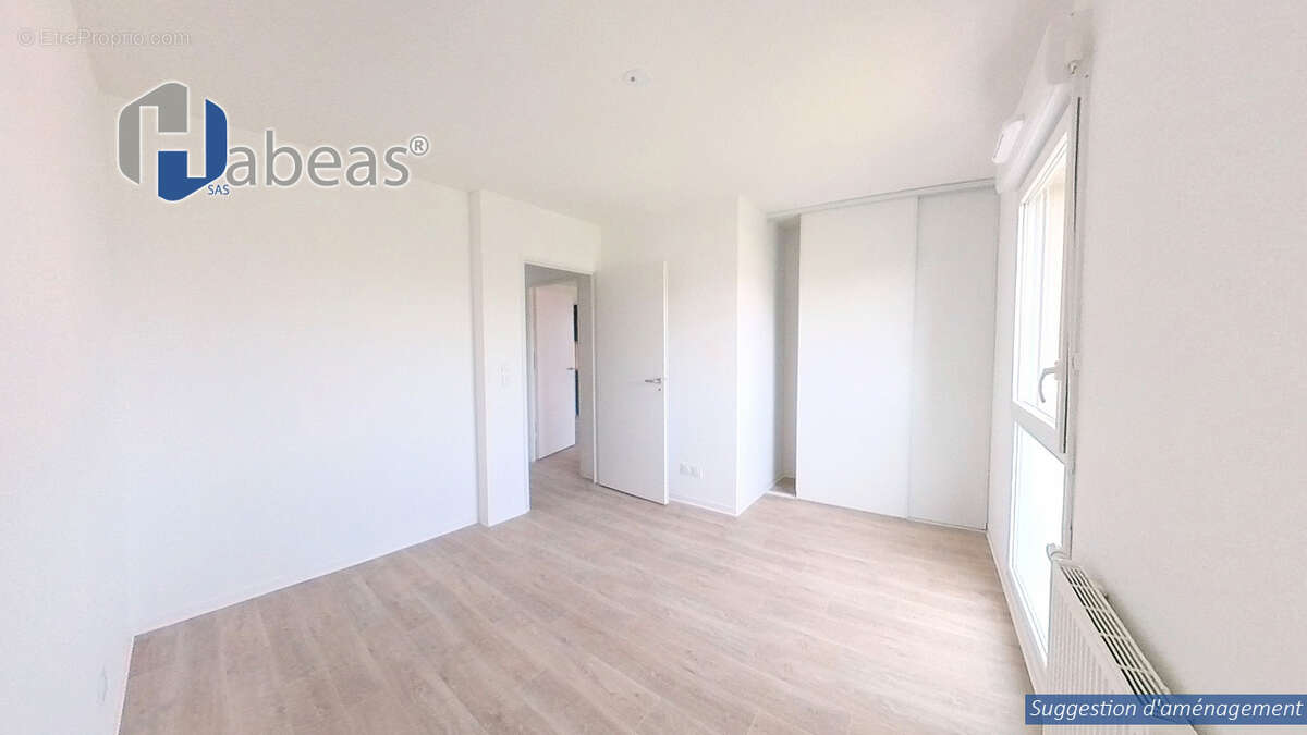 Appartement T2 de 40.43 m² avec 1 parking double  et terrasse couverte de 5.38 m² - photo 6