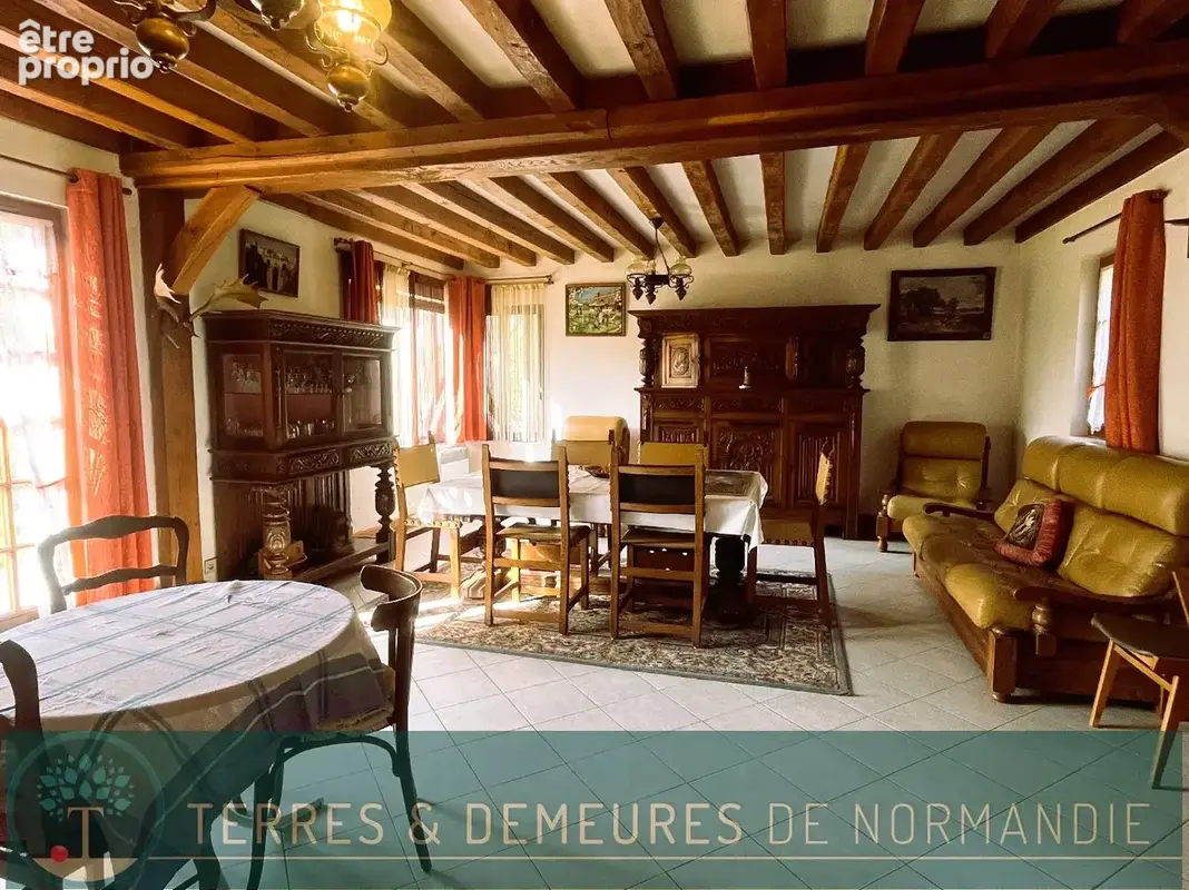 Propriété normande de caractère sur 4 hectares de terrain et dépendance, Vue époustouflante proche de Lisieux (14100) - photo 5