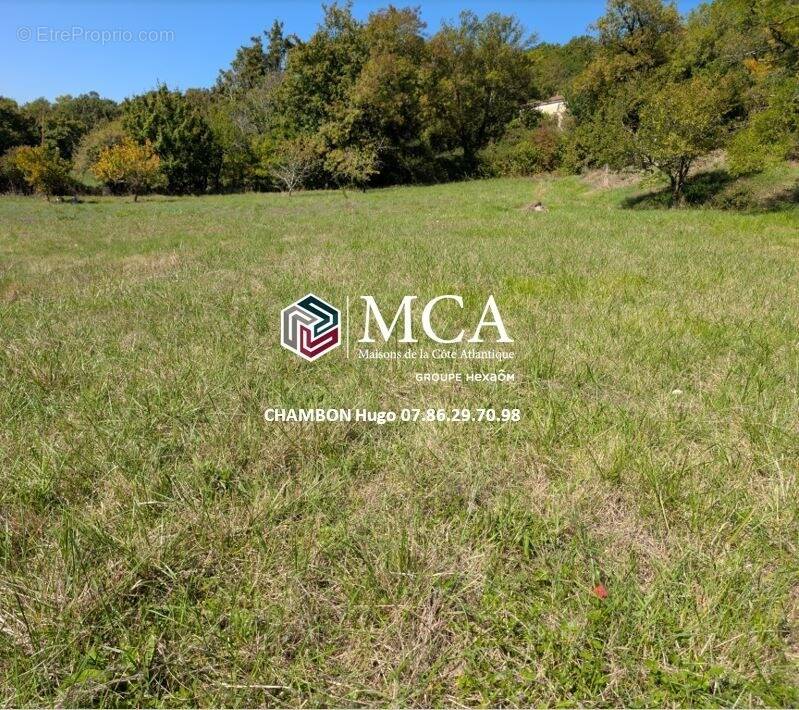 Terrain à SAINT-HILAIRE-DE-LUSIGNAN