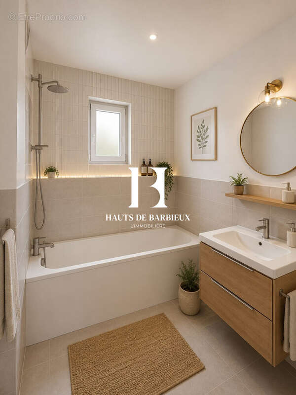 Salle de bain - Appartement à LAMBERSART