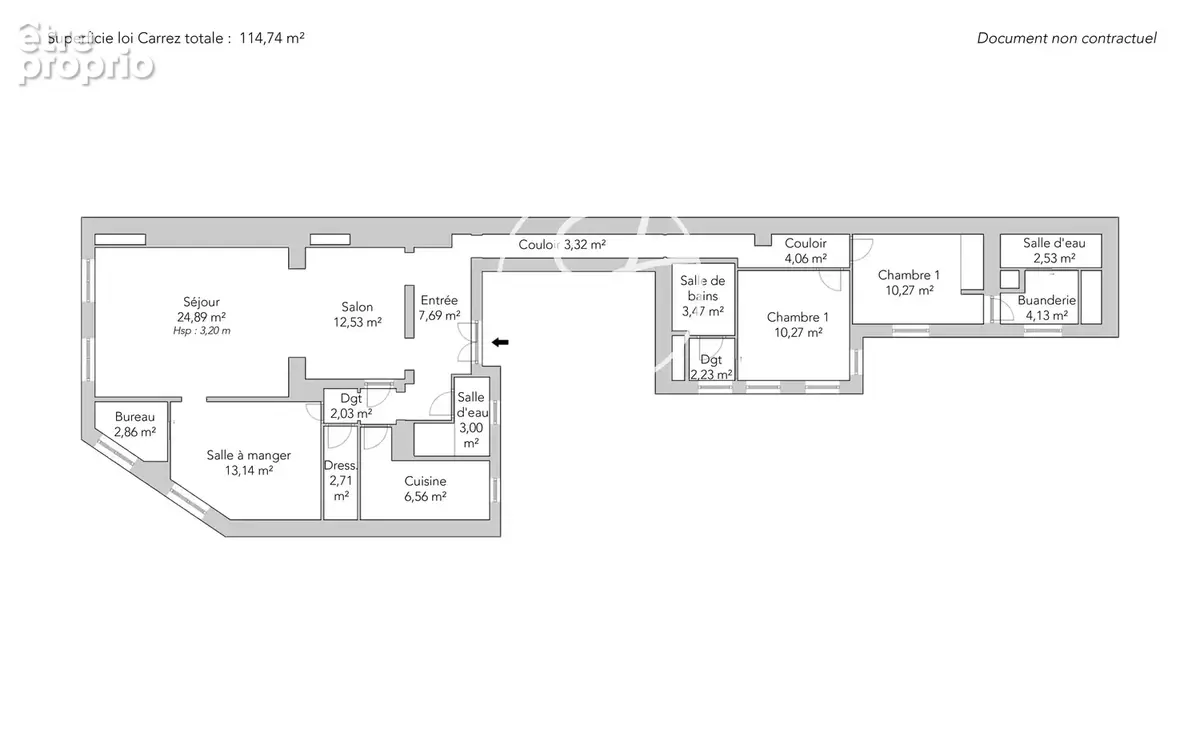 Paris 3e - BEAUMARCHAIS / FROISSART - Appartement - 4 pièces - 114,74m² Carrez - 2 chambres. - photo 19