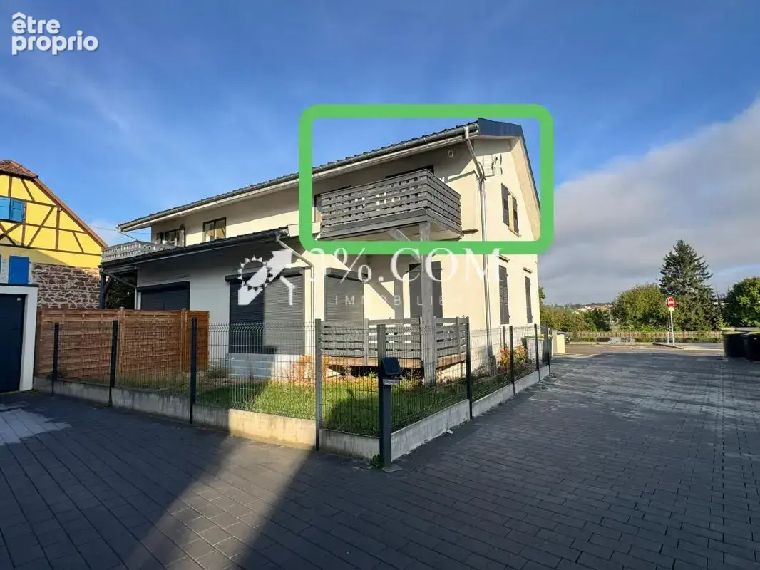 3%COM Très beau F2 avec terrasse - cave - photo 13