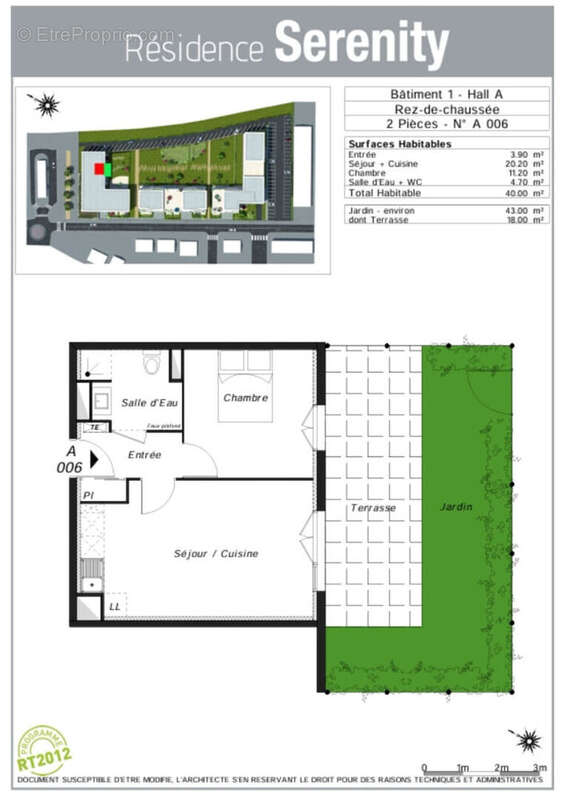 Appartement à LA ROCHETTE
