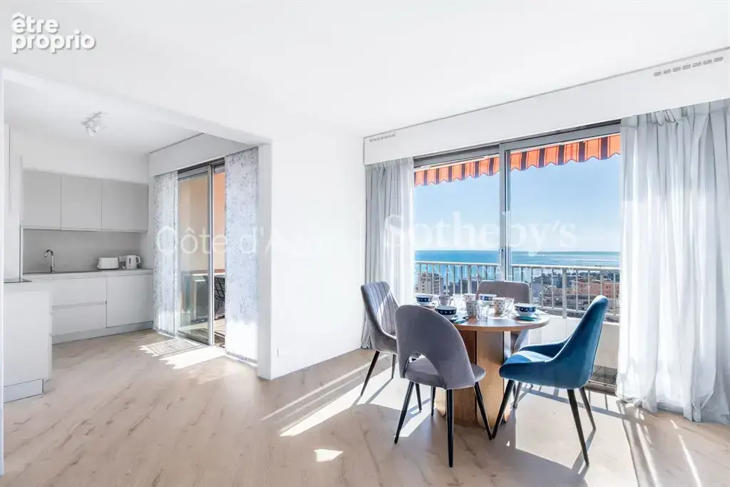 Beausoleil appartement 3 pièces 67 m² terrasse vue mer Monaco étage élevé parking - photo 4