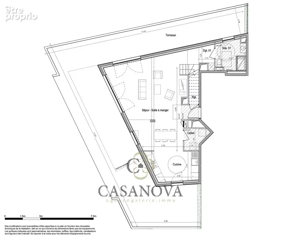 Superbe T4 duplex, rooftop et 3 garages - photo 5