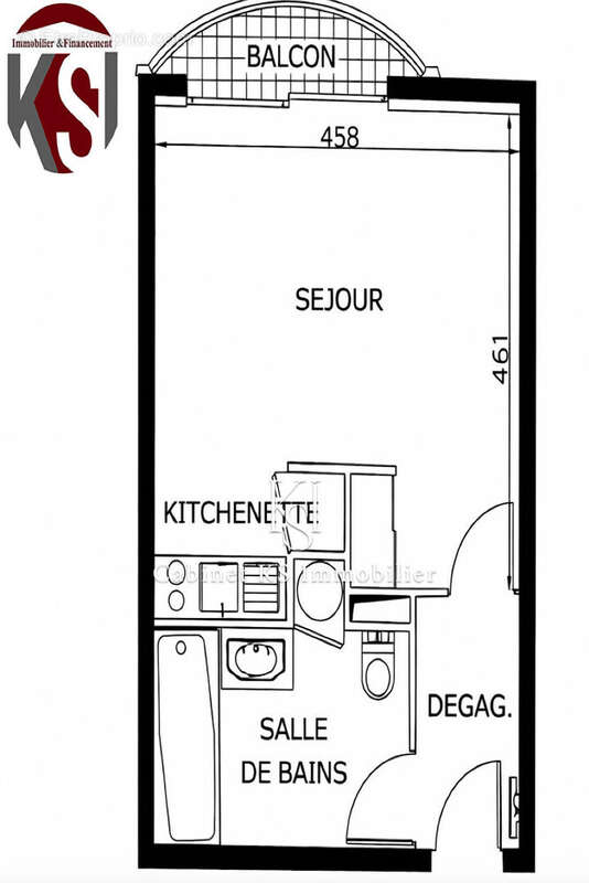 Appartement 29 m² à Seillons-Source-D'argens  - photo 2