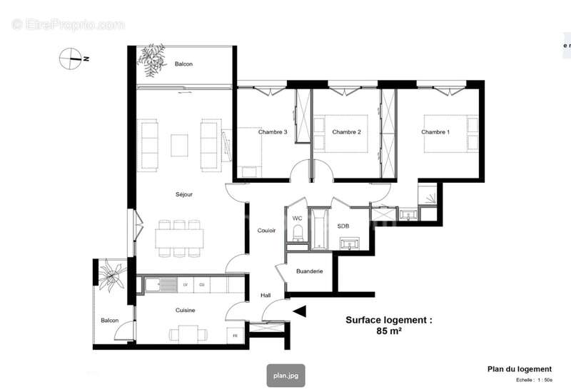 Appartement à SAINT-GENIS-LAVAL