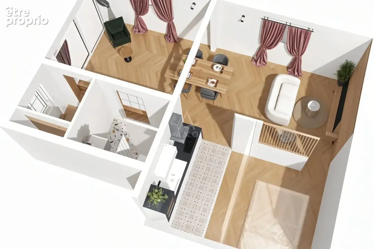 Appartement 2 pièces 48 m² à vendre à Les Herbiers (85500) - photo 2