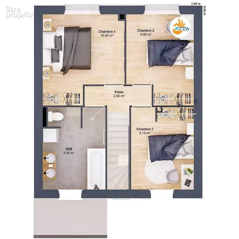 Maison 5 pièces 73 m2 - photo 7