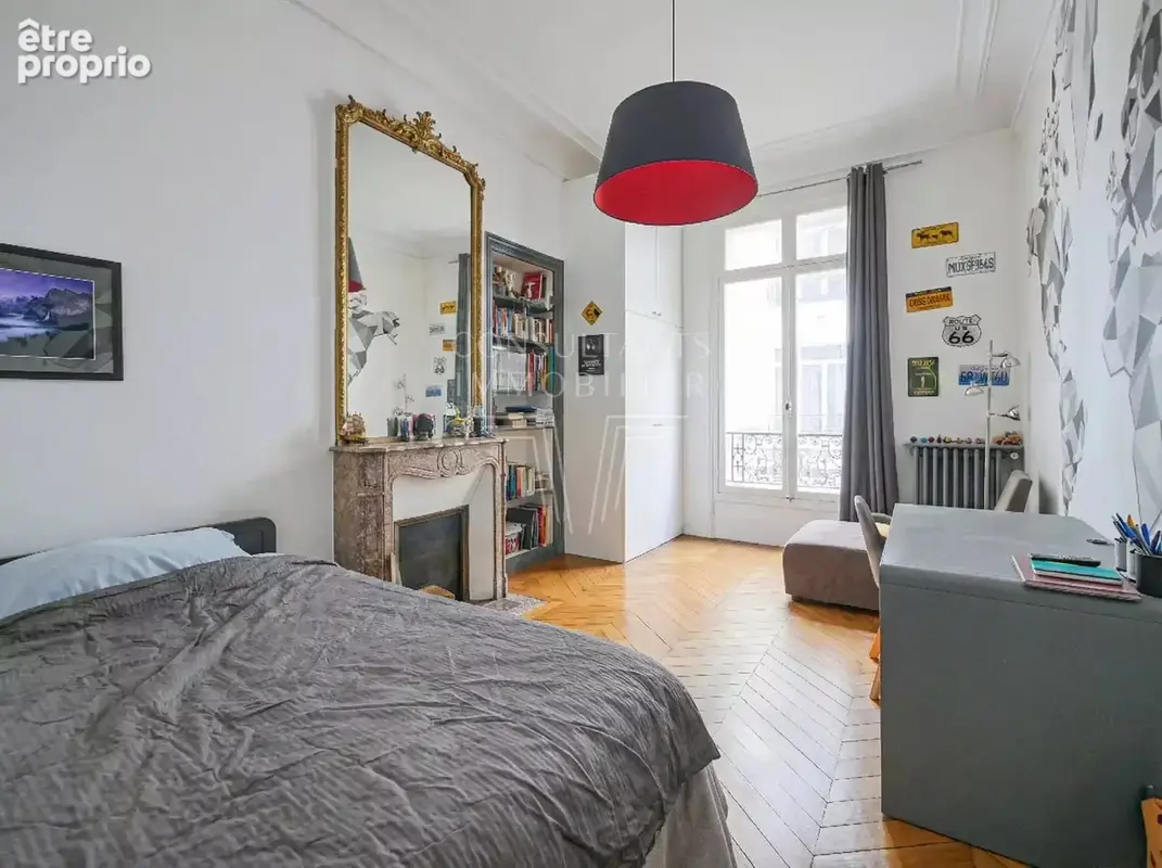 Haussmannien - 4 chambres - balcon filant - janson de sailly - - photo 6