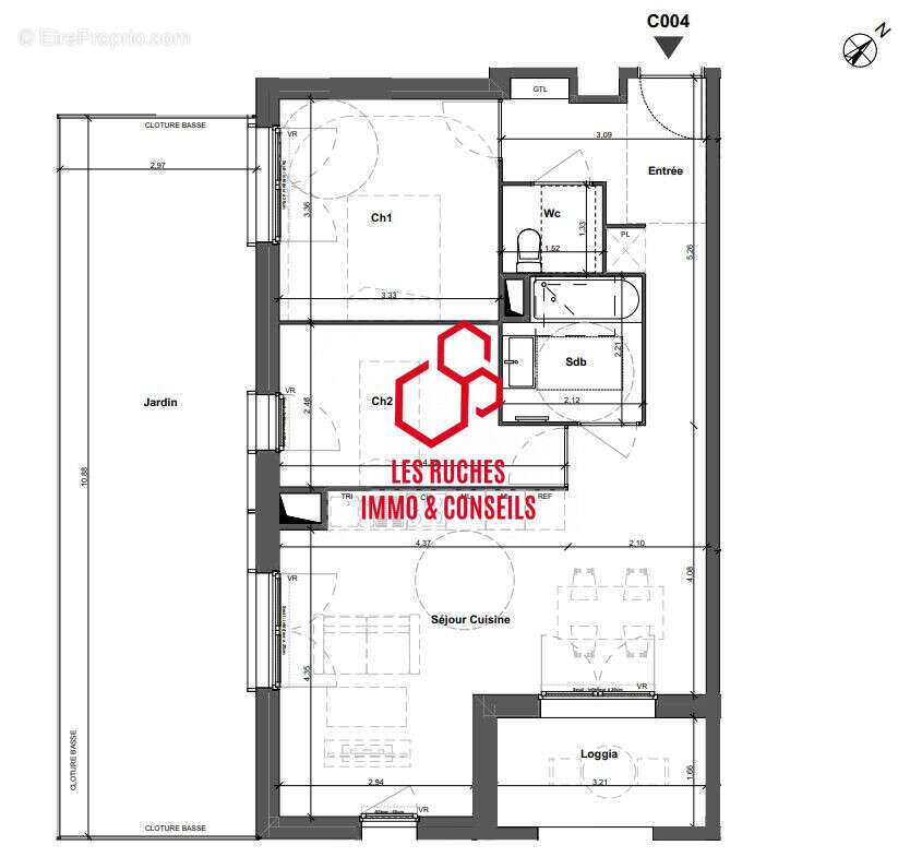Appartement à BRETIGNY-SUR-ORGE