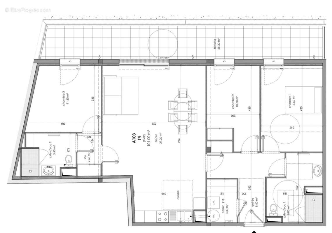 Appartement 101 m² à Tregastel  - photo 3