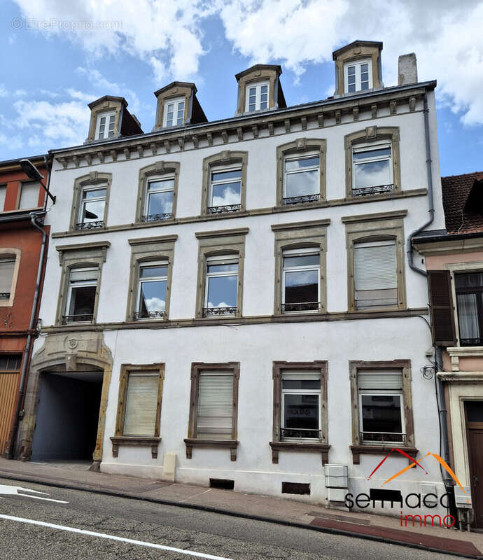 Façade rue - Appartement à SARREGUEMINES