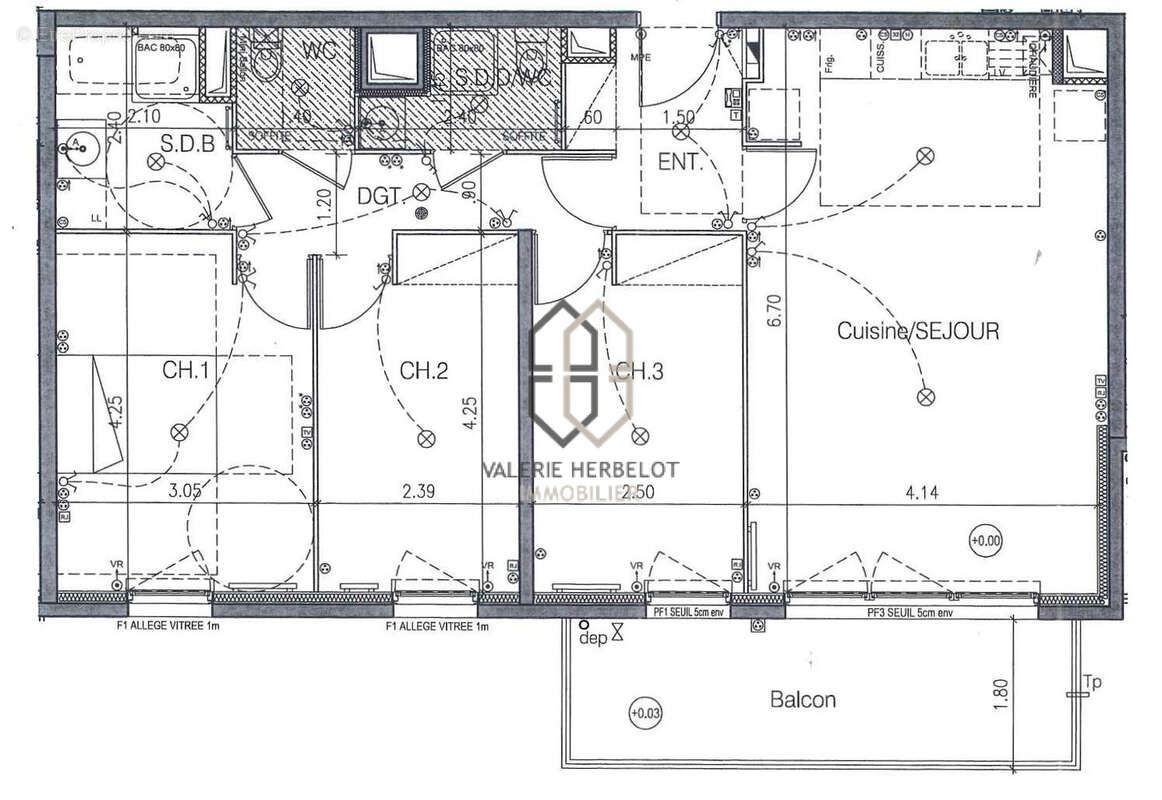 Appartement à CHENNEVIERES-SUR-MARNE
