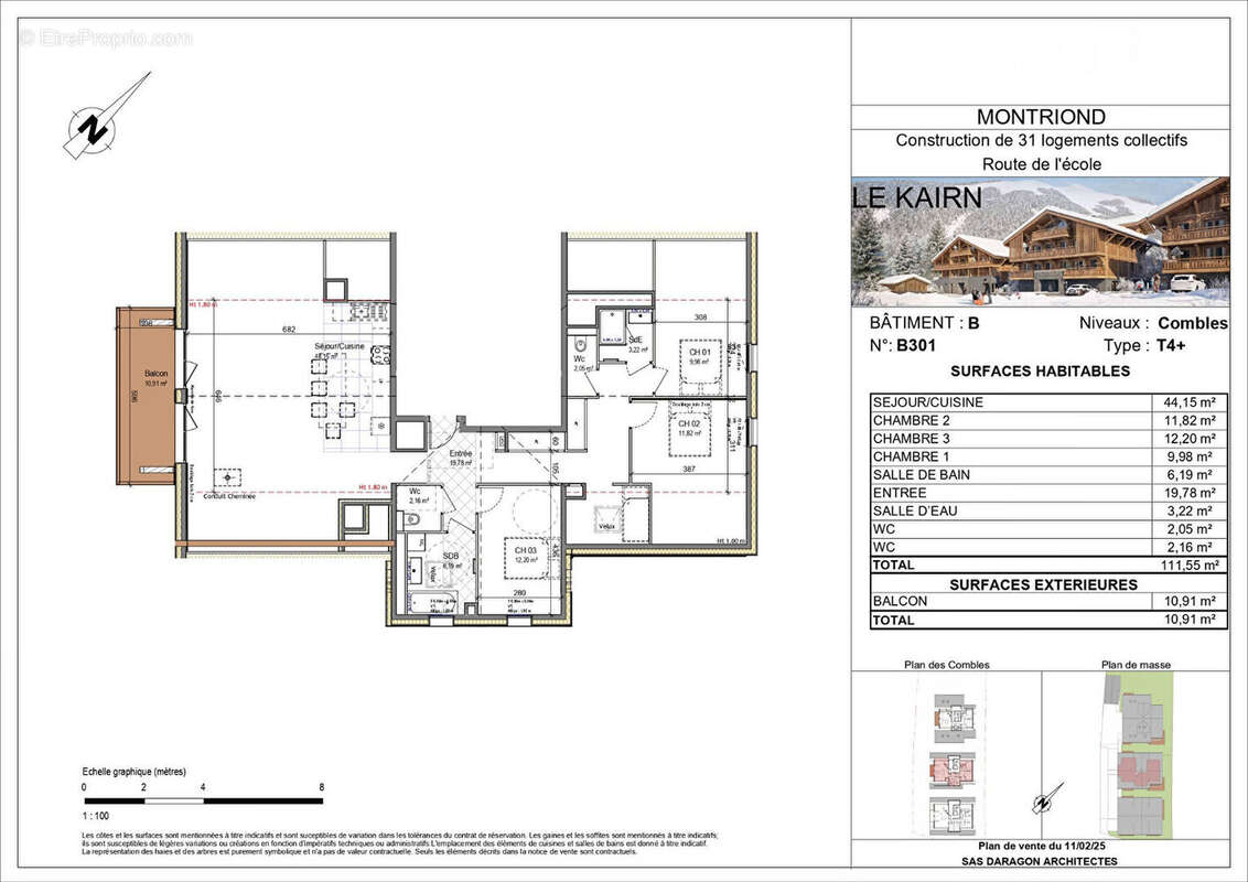 Appartement à MONTRIOND