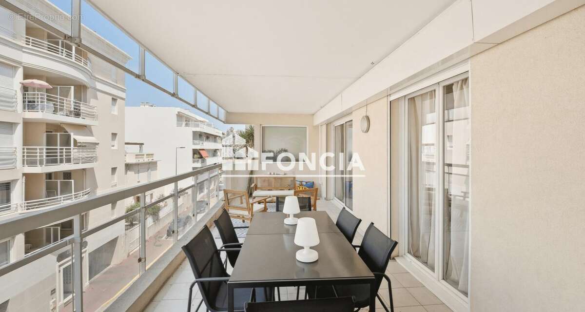 Palm beach mouré rouge t2 de 44m2 rénové+terrasse de 23m2+parking immeuble standing - photo 4
